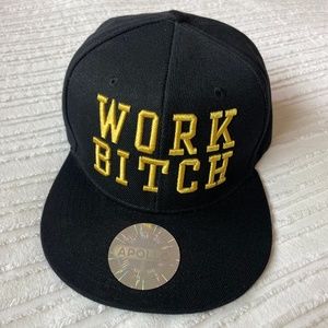 BRITNEY SPEARS - WORK BITCH Adjustable Baseball Hat